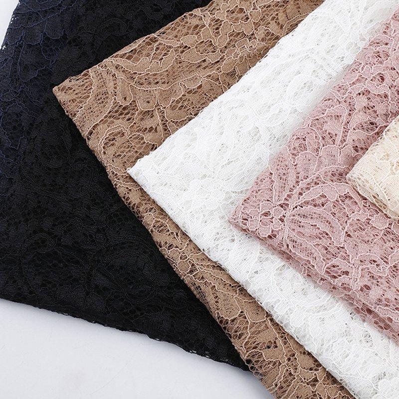 Lace Fabric Dress Cutwork 100% Cotton for Women's Wear Wholesale Suppl 8
